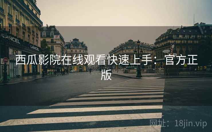 西瓜影院在线观看快速上手：官方正版